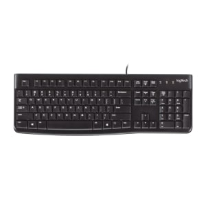 Teclado Logitech K120 920-004422 USB cableado negro