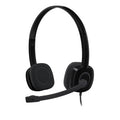 Audífonos Logitech H151 cableados estéreo 3.5 mm cancelación de ruido