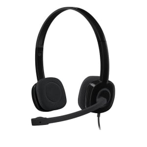 Audífonos Logitech H151 cableados estéreo 3.5 mm cancelación de ruido