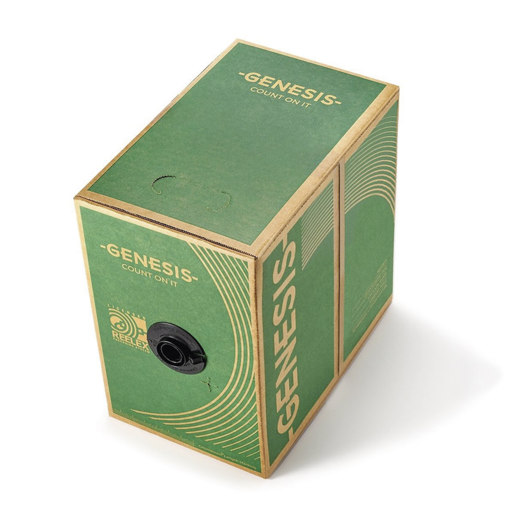 Bobina de Cable 2 x 18 AWG FPLR para Incendio y Voceo / 305 mts / Resistente a la Luz Solar / Sin Blindaje