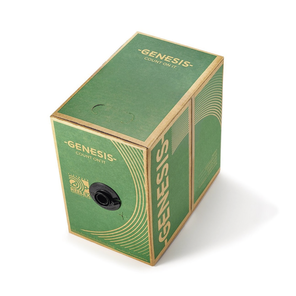 Bobina de cable 4 x 18 AWG FPLR para Incendio /  305 mts / Resistente a la Luz Solar / Sin Blindaje / Para Aplicaciones de Incendio