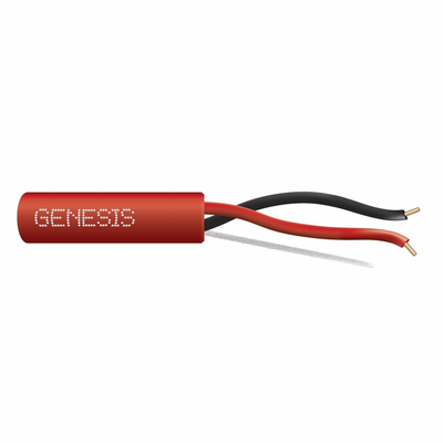 Carrete de Cable 2 x 16 AWG FPLR para Incendio / 305 mts / Resistente a la Luz Solar / Sin Blindaje / Uso Interior