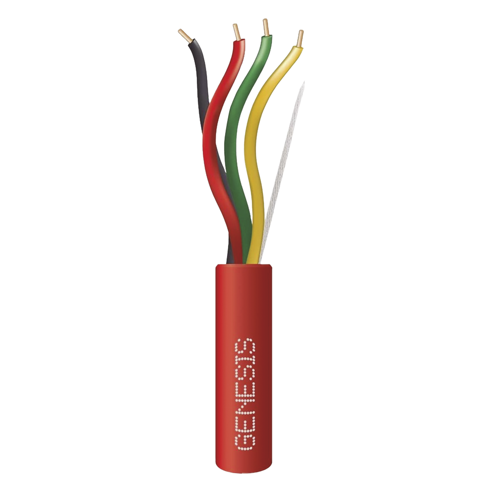 Bobina de Cable 4 x 16 AWG FPLR para Incendio / 305 mts / Resistente a la Luz Solar / Sin Blindaje / Uso Interior