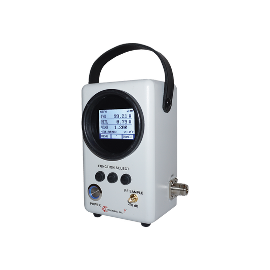Wattmetro Análogo-Digital /RF, Banda Ancha de 88 MHz-1 GHz, para 1-500 Watt, N Hembras. 