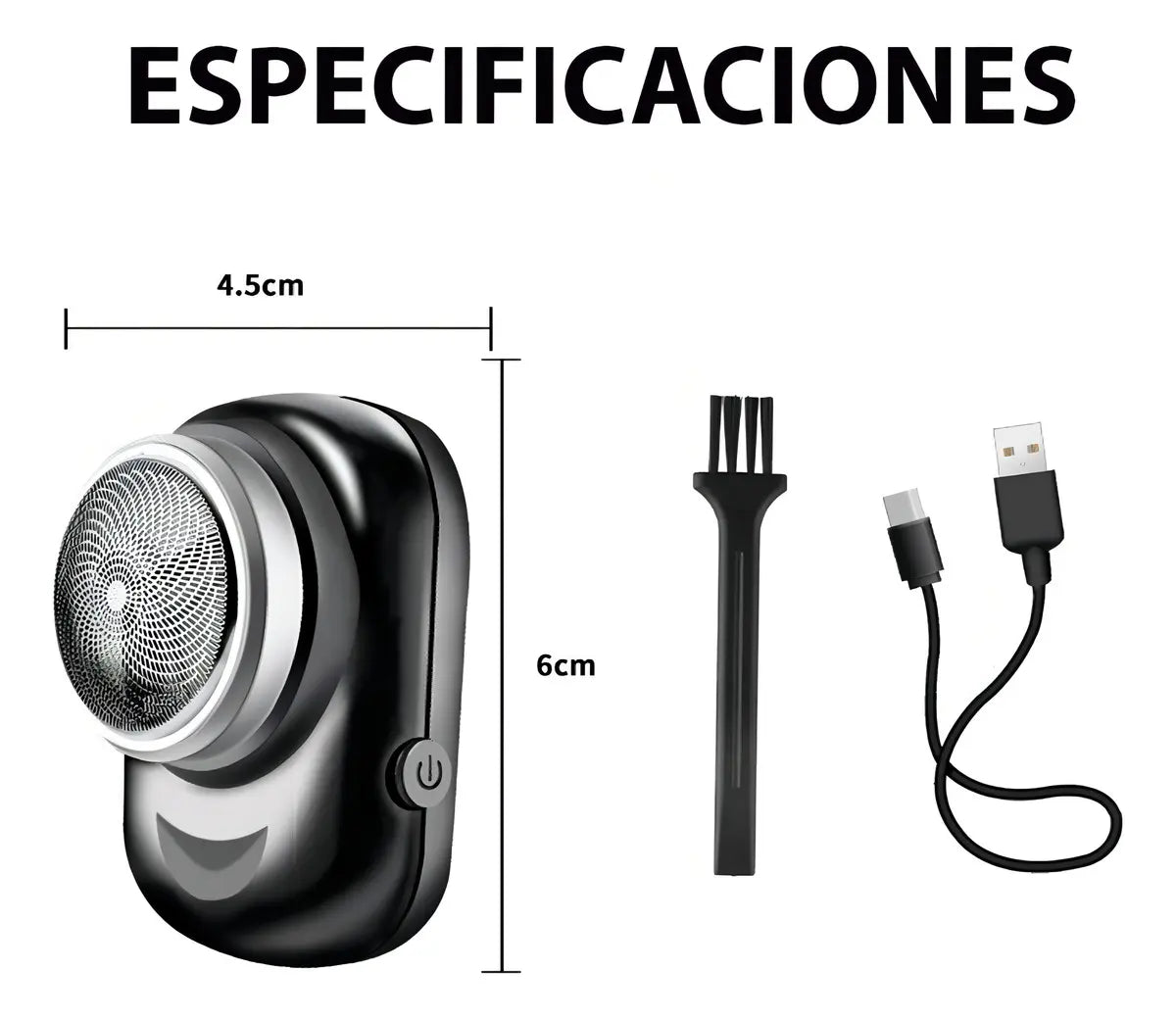 COMBO Mini Afeitadora Eléctrica usb X2