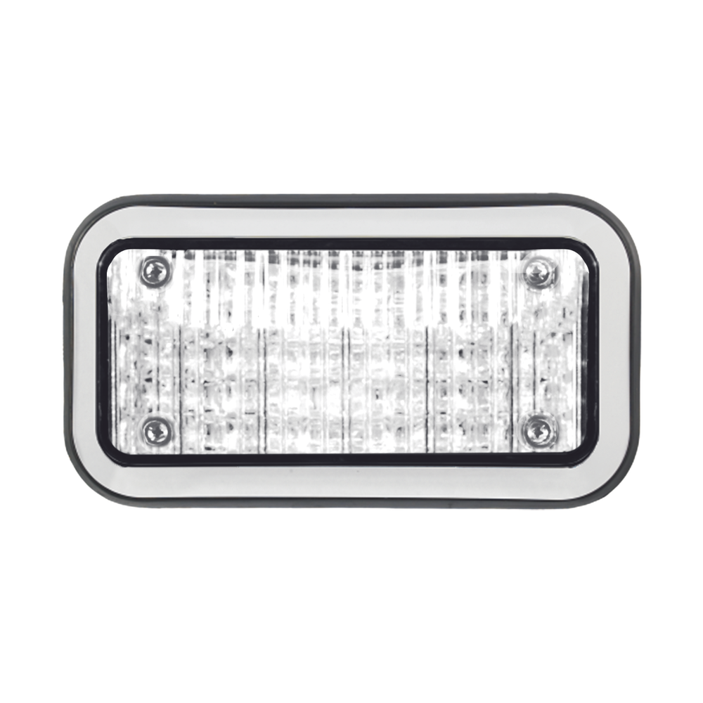 Luz Perimetral 3X7 y LED rojos, con bisel