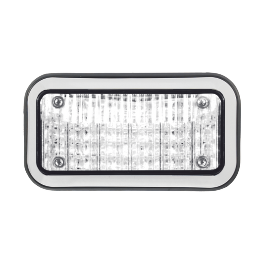 Luz Perimetral 3X7 y LED rojos, con bisel
