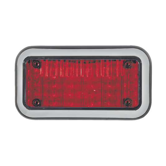 Luz Perimetral 3X7 y LED rojos, con bisel