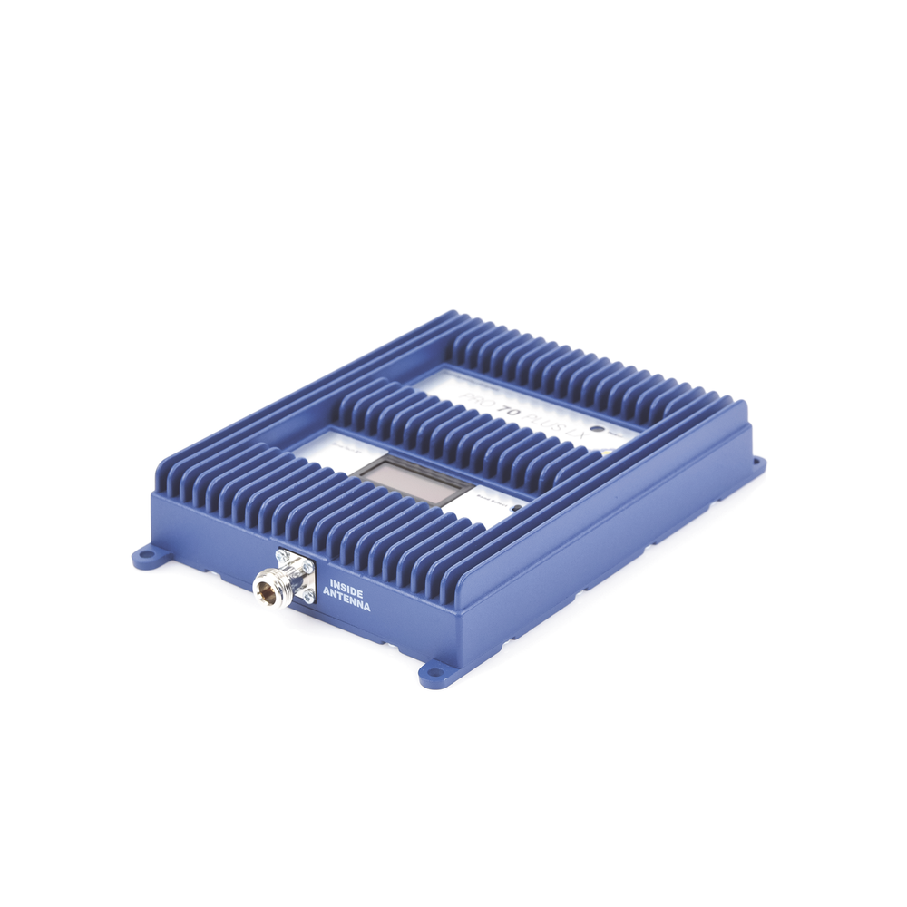 4G LTE, 3G, and VOICE cellular signal booster. Designed to cover areas of up to 5,000 square meters, its commercial and industrial grade design supports multiple operators, technologies, and users.