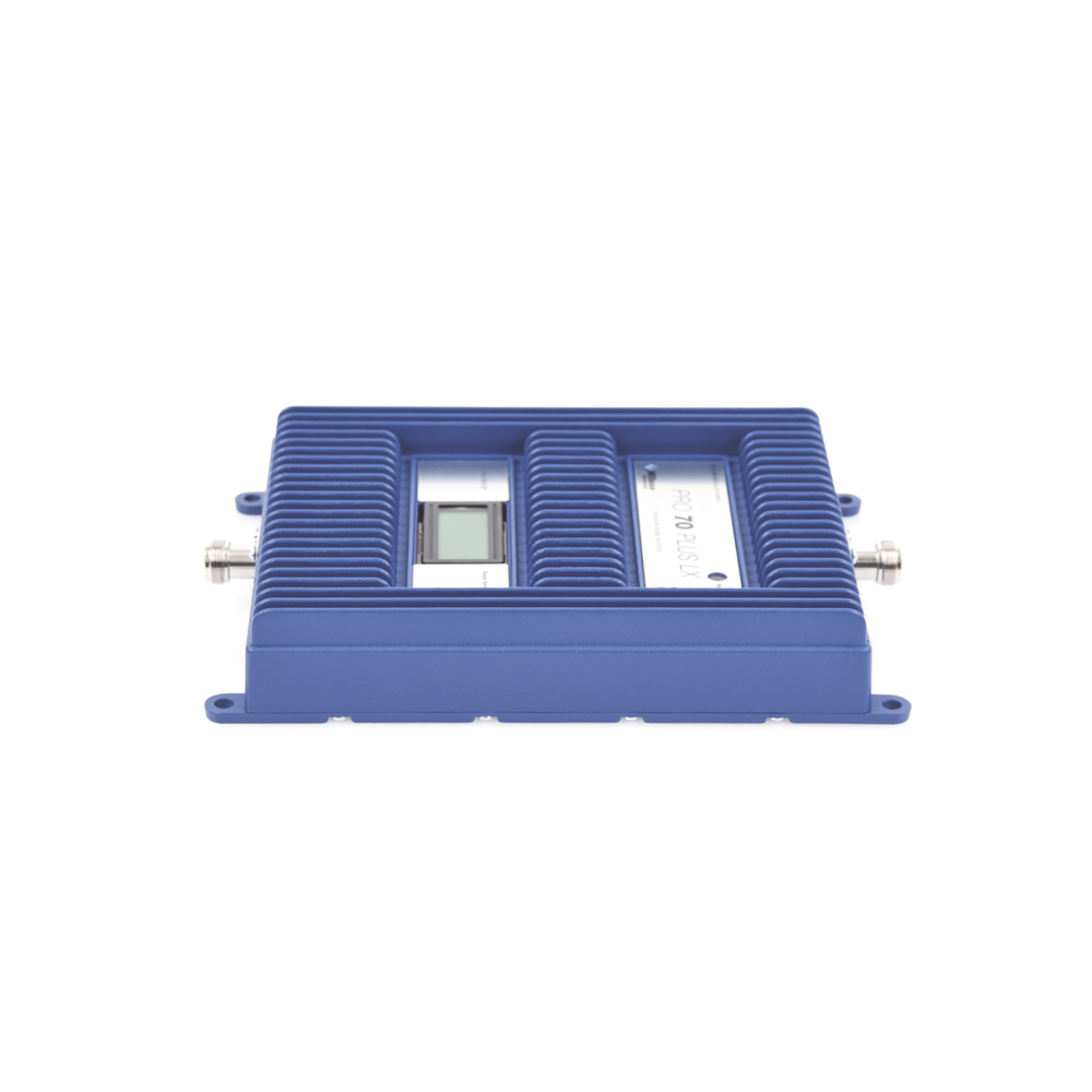 4G LTE, 3G, and VOICE cellular signal booster. Designed to cover areas of up to 5,000 square meters, its commercial and industrial grade design supports multiple operators, technologies, and users.