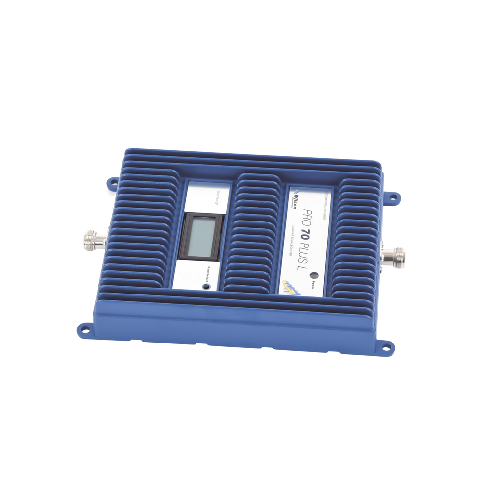 Amplificador de señal celular 4G LTE, 3G y VOZ. Especial para cubrir áreas de hasta 5000 Metros Cuadrados por ser de grado comercial e industrial. Soporta múltiples operadores, tecnologías y usuarios.