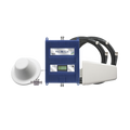 KIT Amplificador de señal celular 4G LTE, 3G y VOZ. Especial para cubrir áreas de hasta 5000 Metros Cuadrados por ser de grado comercial e industrial.  Soporta múltiples operadores, tecnologías y usuarios.