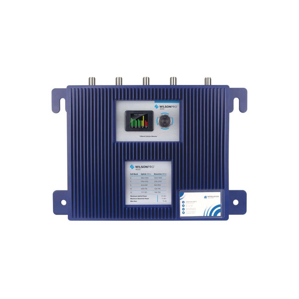 KIT Amplificador de Señal Celular PRO4000 | 4 Amplificadores en 1, Soporta hasta 16 antenas internas | TODAS LAS FRECUENCIAS DE MÉXICO | Tecnologías 4G y 3G | Hasta 9,200 m2 de Cobertura