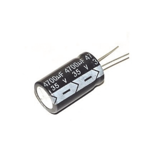 Capacitor Electrolítico de 4700 uF, 35 Volt. 