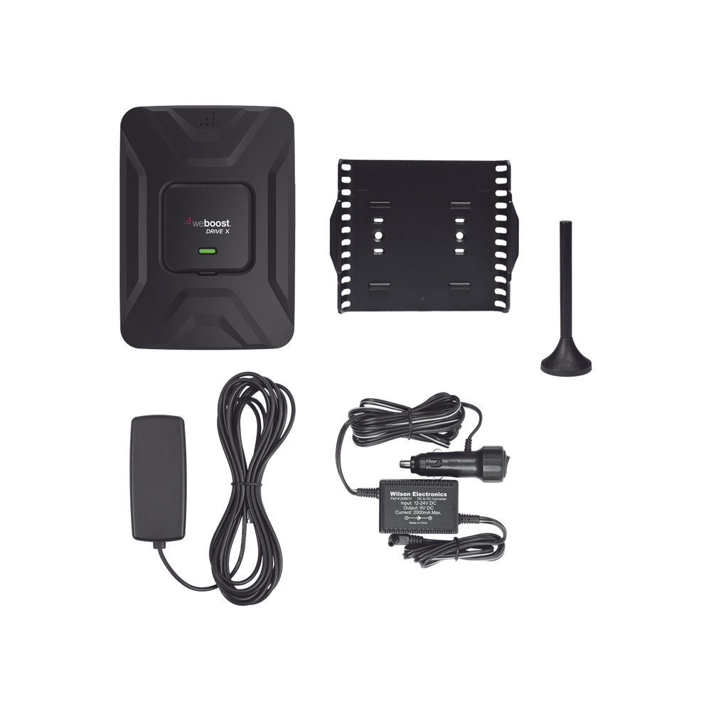 KIT de Amplificador de Señal Celular, DRIVE X Para Vehículo | Soporta y Mejora la Señal Celular 4G LTE y 3G de cualquier Operador | Multiusuarios, ideal para cualquier tipo de Vehículo de Pasajeros, Camionetas, Pick up, Barcos,