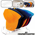Soporte Organizador de Gorras 7 Puestos