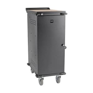 Carro de carga Tripp Lite CSC21AC para 21 dispositivos, madera y acero