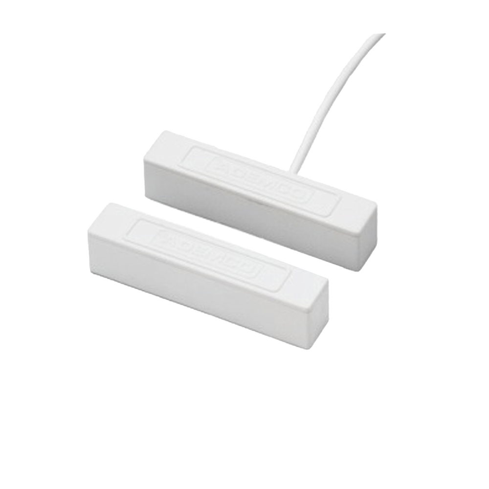 Contacto magnético direccionable compatible con paneles vista con V-Plex color blanco
