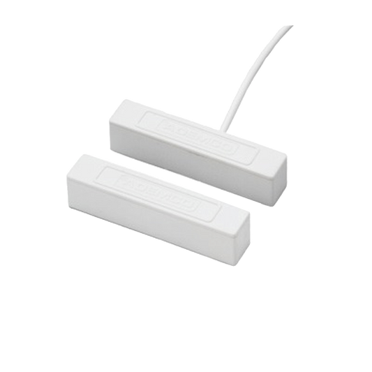 Contacto magnético direccionable compatible con paneles vista con V-Plex color blanco