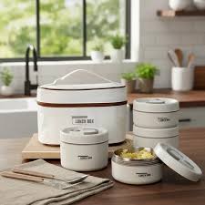 Porta comida lunch box x4