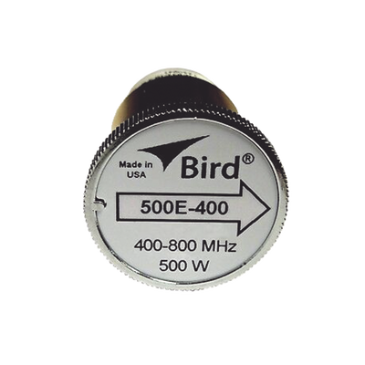 Elemento de 500 Watt en Línea 7/8" para Wattmetro BIRD 43 en Rango de Frecuencia de 400 a 800 MHz.