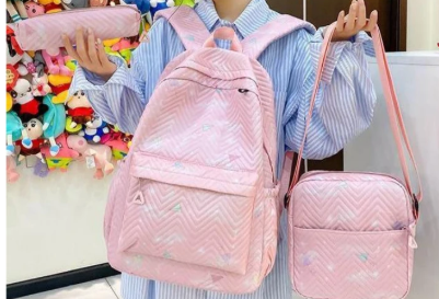 Morral cartuchera lonchera 3 en 1