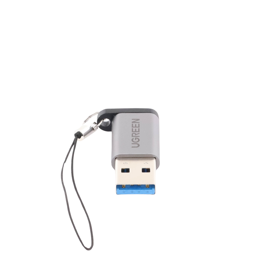 Adaptador USB 3.0 Macho a USB-C 3.1 Tipo C Hembra / Caja de Aluminio / Carga y sincronización de datos /  Admite corriente de 3A