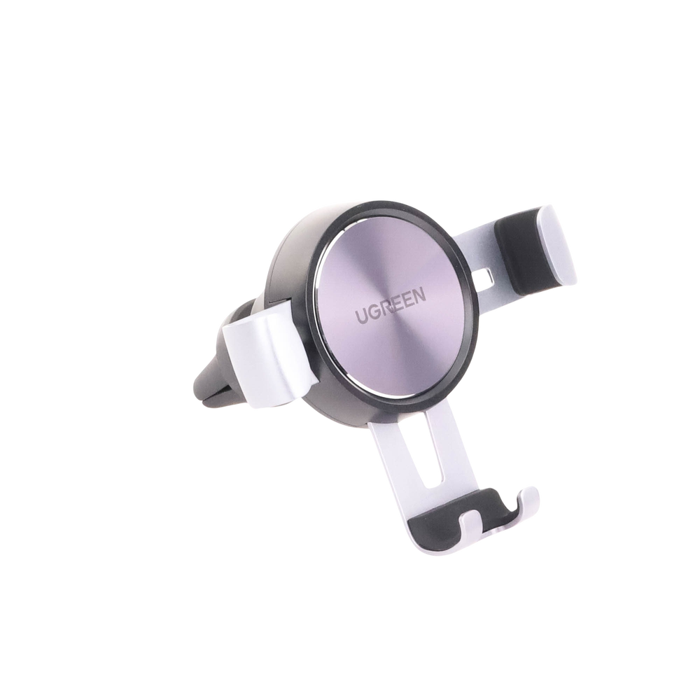 Soporte de Celular para Automóvil en Rendija de Ventilación / Sistema de Gravedad / Rotacion de 360° /Angulo Multiple / Almohadillas de Goma Antidezlizantes / Amplia Compatibilidad con dispositivos de 4'' a 7'' / Color Negro