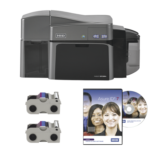 Kit de Impresora de tarjetas DTC1250e  / Doble Cara / Incluye: 2 Ribbons Color y Software/ 3 años Garantía