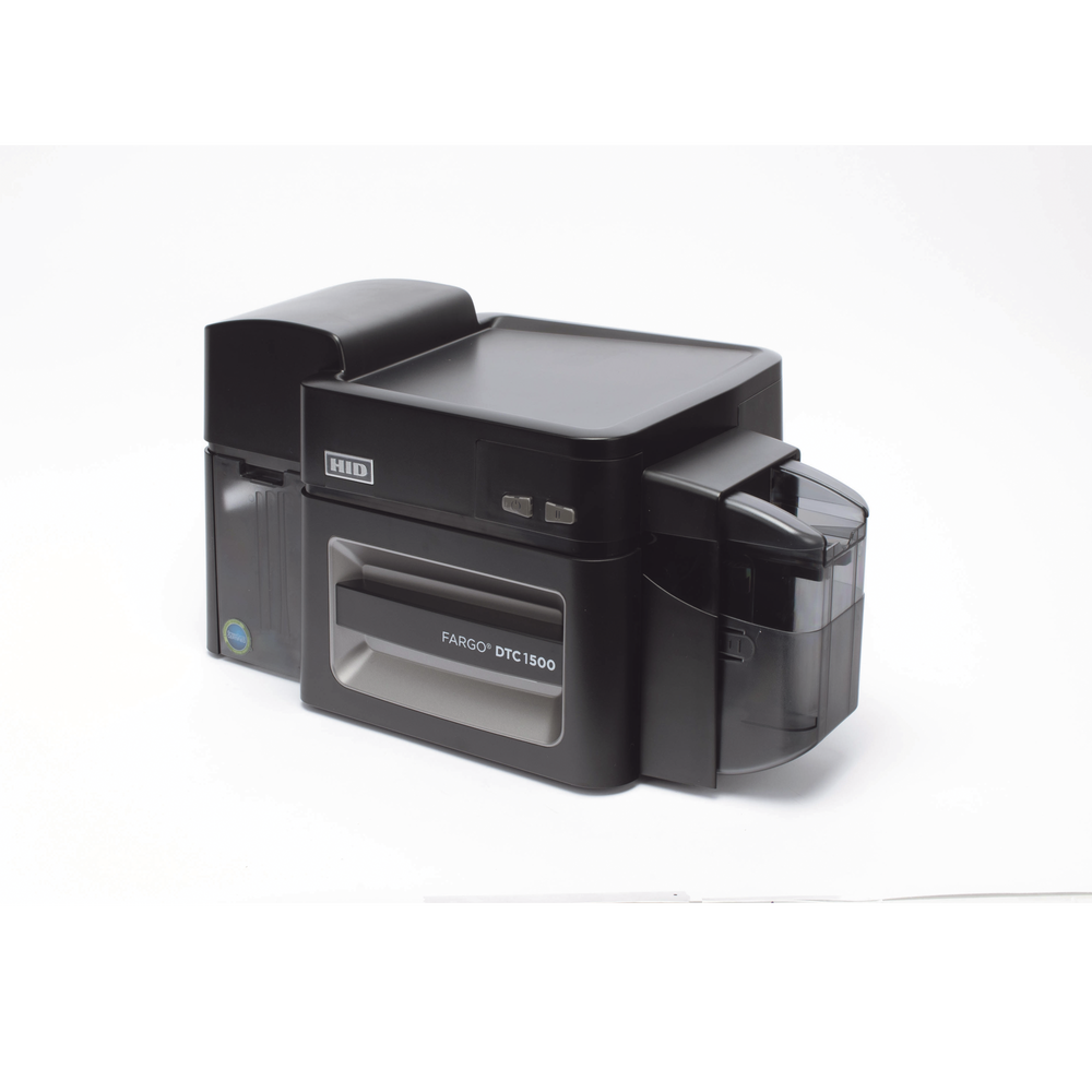 DTC1500 Professional Single-Sided Printer Kit (Optional Double-Sided) / Watermark / Includes Full Color YMCKO Ribbon for 500 Prints and Asure ID Express Software