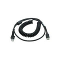 Cable Datalogic 90A052285 USB tipo A, enrollado, 2.4 m, negro