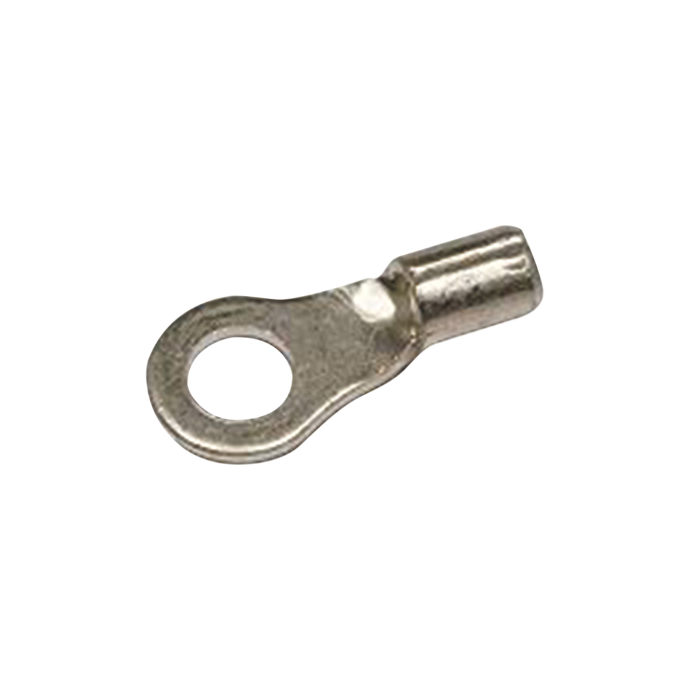 Terminal de Ojo Número 8, Sin Forro para Cables AWG 16-14.
