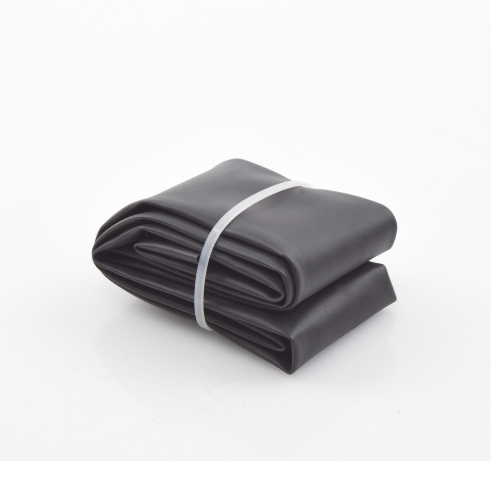 Tubo Termoencogible (Termofit) Negro de 1.2 m, 1.5" de Diámetro, Reduce de 2:1, Poliolefina.
