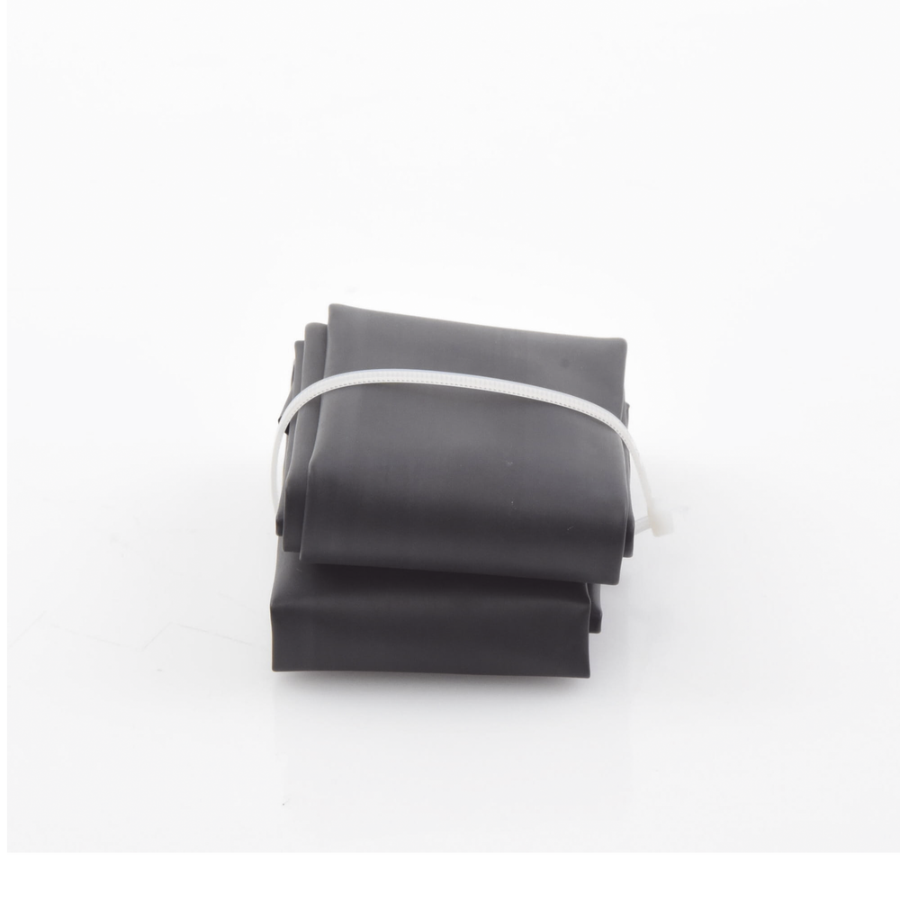 Tubo Termoencogible (Termofit) Negro de 1.2 m, 1.5" de Diámetro, Reduce de 2:1, Poliolefina.