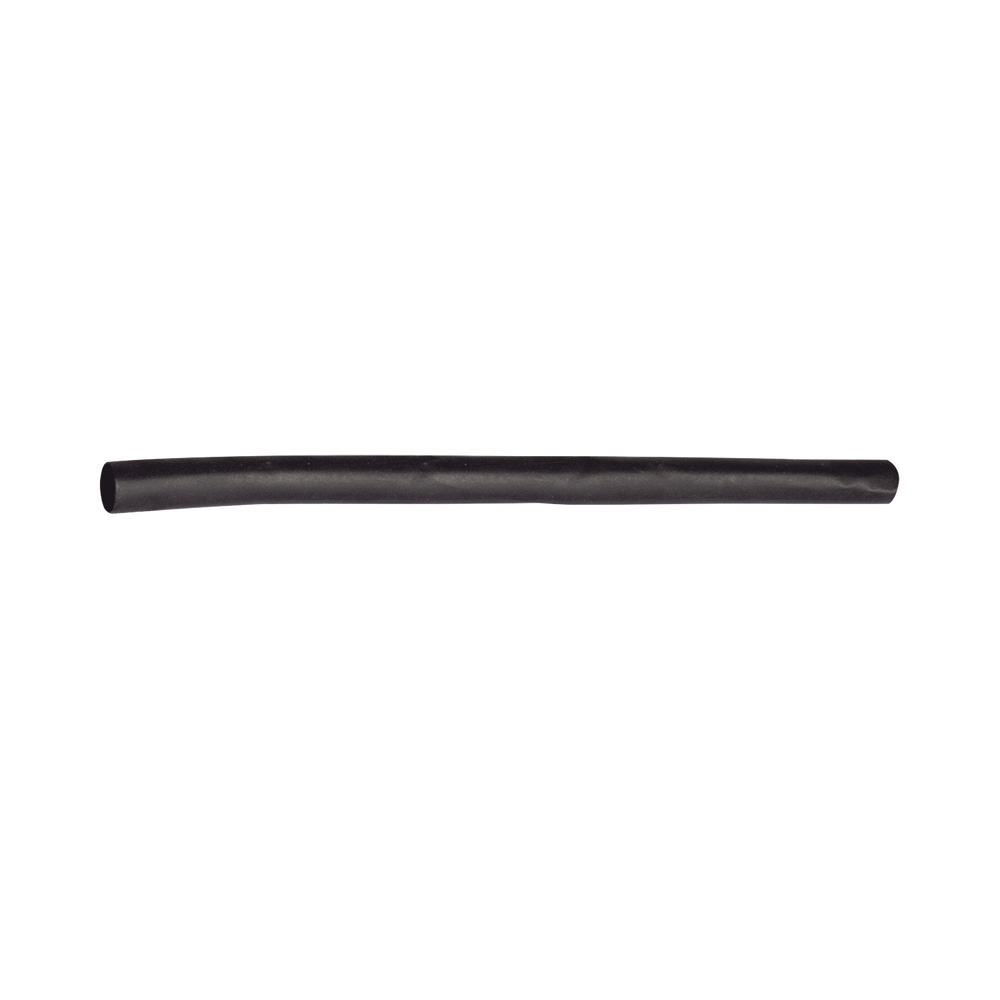Tubo Termoencogible (Termofit) Negro de 1.2 m, 3/32" de Diámetro, Reduce de 2:1, Poliolefina.