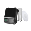 KIT Amplificador de señal celular 4G LTE, 3G y VOZ. Especial para cubrir áreas de hasta 4300 Metros Cuadrados por ser de grado comercial e industrial. Soporta múltiples operadores, tecnologías y usuarios.