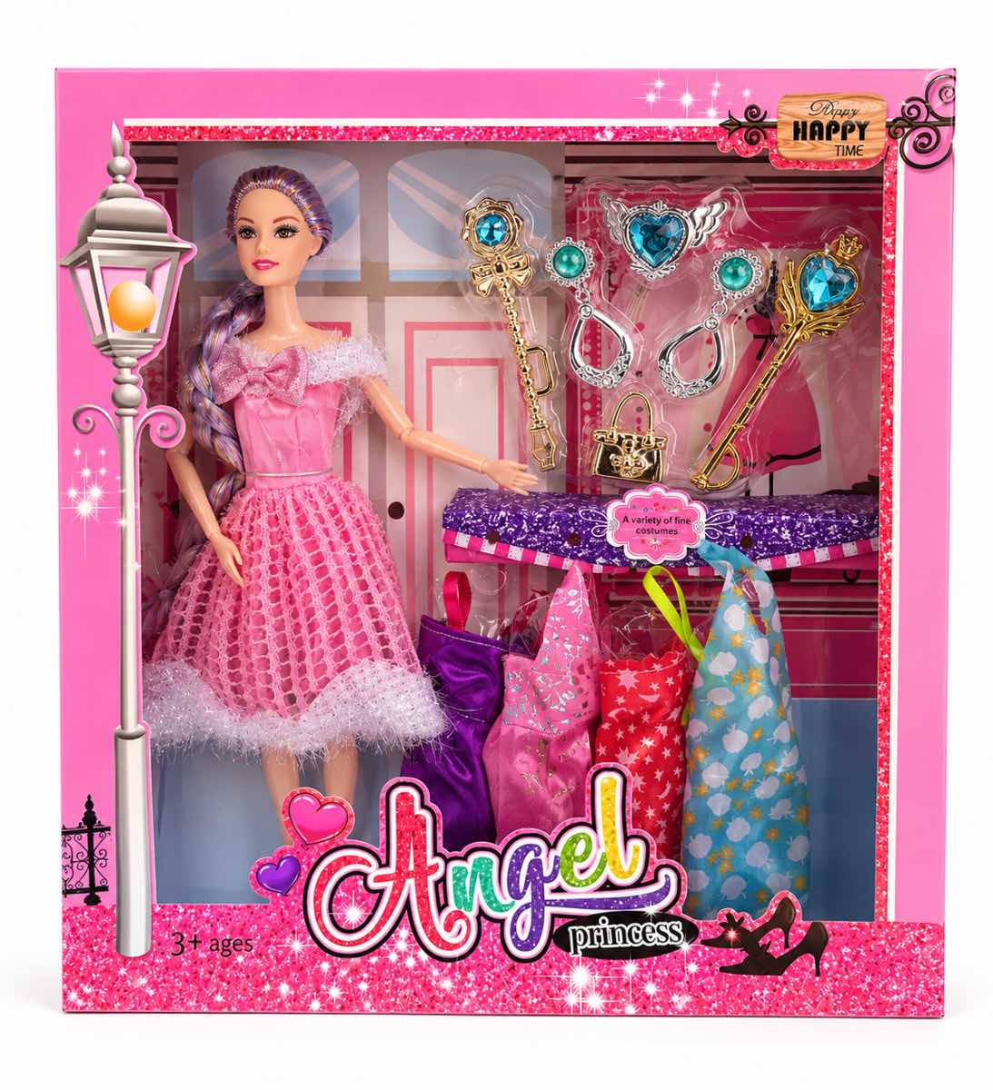 Muñeca con accesorios
