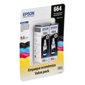 Botella de tinta Epson T664120-DUAL EcoTank T644 negro paquete dual ultra alto rendimiento