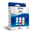 Botellas de tinta Epson T544520-3P 544 cian magenta amarillo 7500 páginas