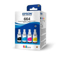 Botellas de tinta Epson T664520-4P 4 colores 70 ml paquete x4
