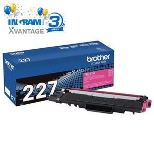 Tóner Brother TN227M magenta original alto rendimiento láser