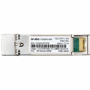 Transceptor Aruba R9D18A SFP+ LC SR 10 gigabits multimodo 10GBase-SR