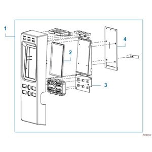 Panel táctil Tsc 98-0470079-10LF para impresora TTP 2410MT