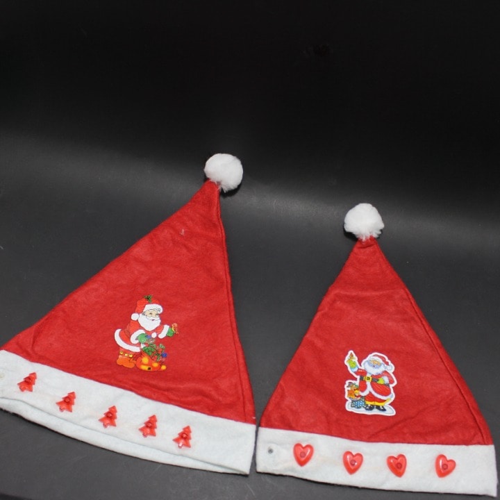 Gorro navideño con luz y estampado 2 ta