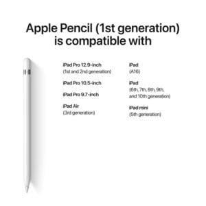 Lápiz óptico Apple MQLY3BE/A Pencil 1.ª generación, para iPad Mini 5ta