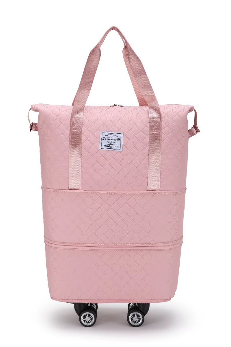 Bolso expandible con ruedas