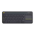 Teclado Logitech K400 Plus 920-007123 inalámbrico, USB, touchpad
