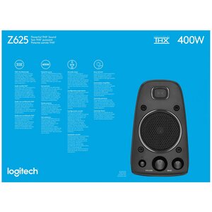 Sistema de altavoces Logitech Z625 2.1 200 W RMS THX negro