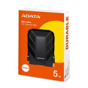 Disco duro externo Adata Technology HD710 Pro 5TB USB 3.2 Gen 1, negro