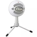 Micrófono Logitech Snowball iCE USB condensador cardioide blanco